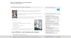 Desktop Screenshot of news-veroeffentlichen.de