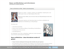 Tablet Screenshot of news-veroeffentlichen.de